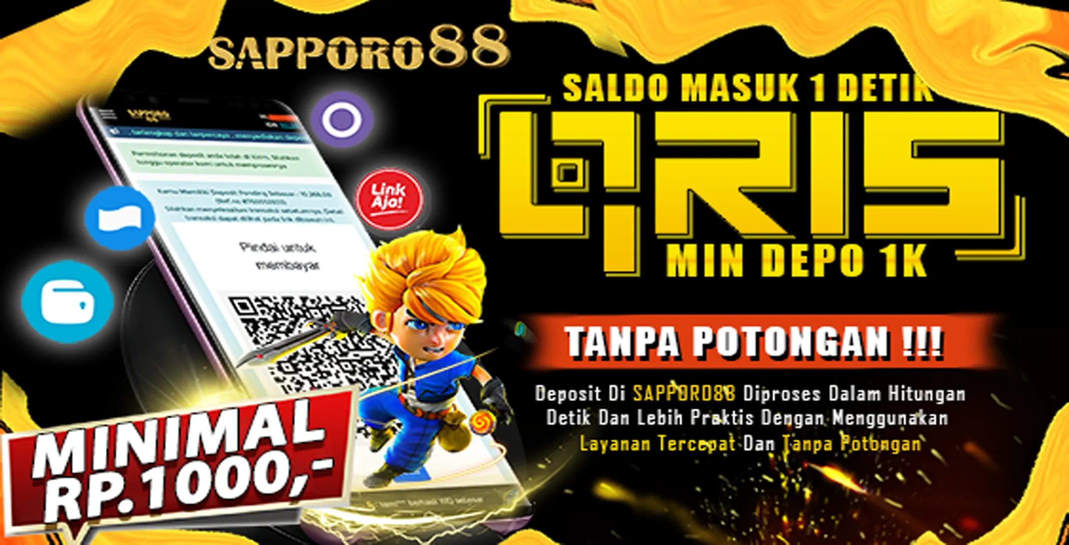 SAPPORO88 – Platform game online tepercaya dengan server cepat